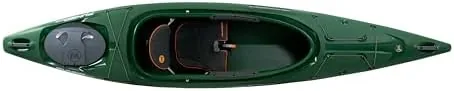 wilderness systems pungo 120 sit inside recreational kayak features phase 3 air pro comfort seating 122 ft forest green