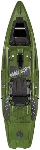 wilderness systems recon 120 sit on top fishing kayak 360 degree aces seat 12 ft ranger green