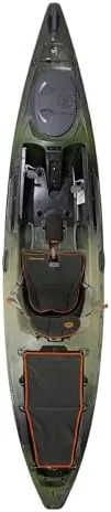 wilderness systems tarpon 120 sit on top fishing kayak premium angler kayak adjustable and designed seat 123 ft mesa camo